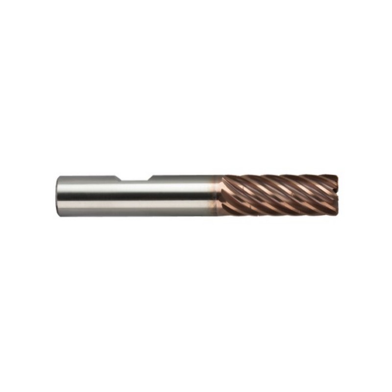 Picture of 380 9 Flute Chipbreaker Endmill 20mm 1.0mm CRadius AX Coated
